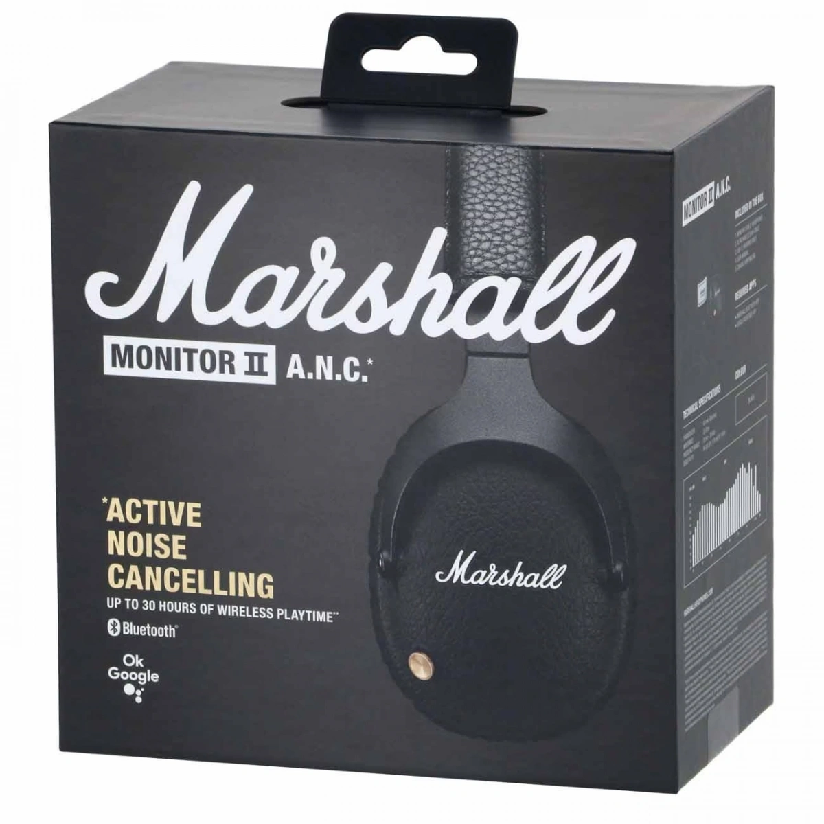 Беспроводные наушники Marshall Monitor II A.N.C., Чёрные. Фото 5