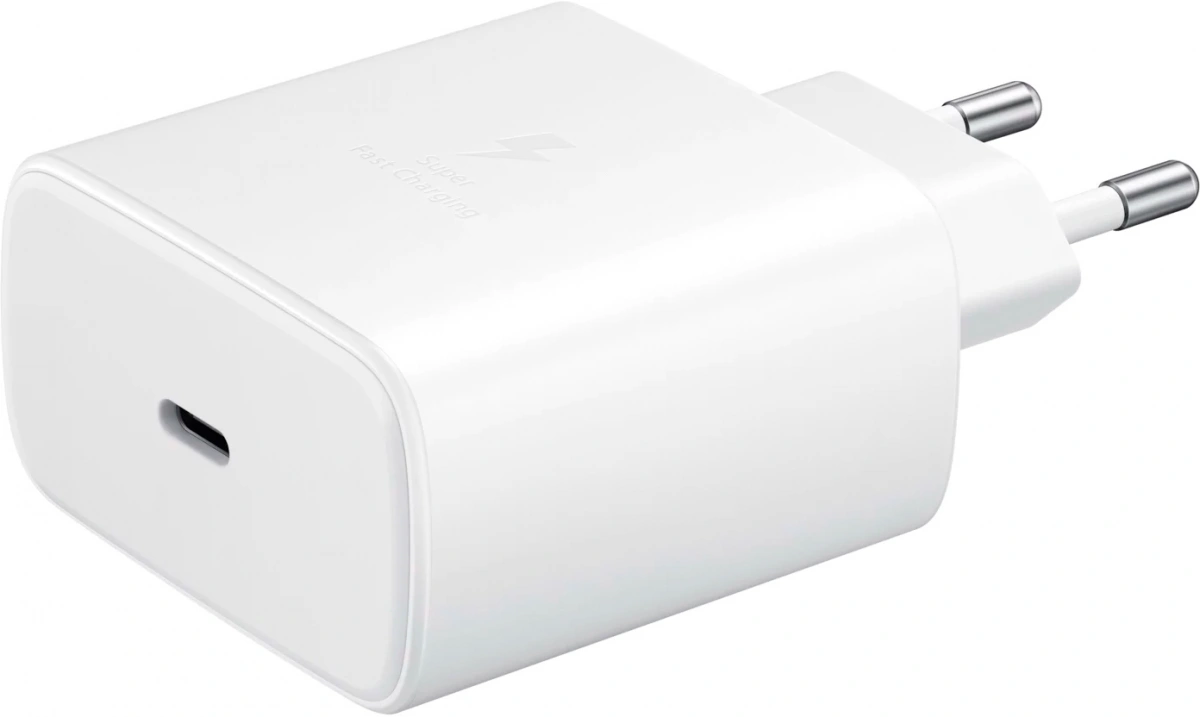 Сетевое зарядное устройство Samsung USB-C 45W + Cable Type-C to Type-C, Белый (EP-TA845). Фото 2