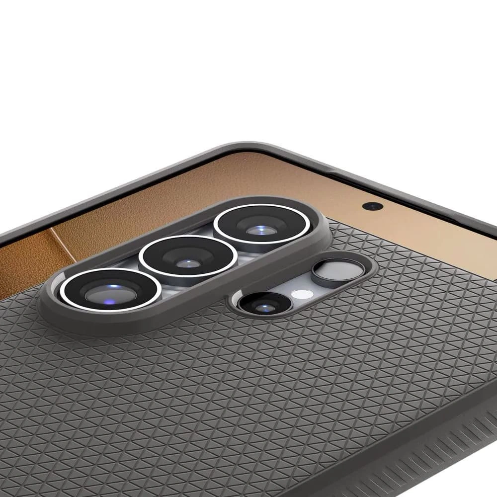 Накладка Spigen Liquid Air для Samsung Galaxy S26 Ultra, Мраморно-серая (ACS11205). Фото 4