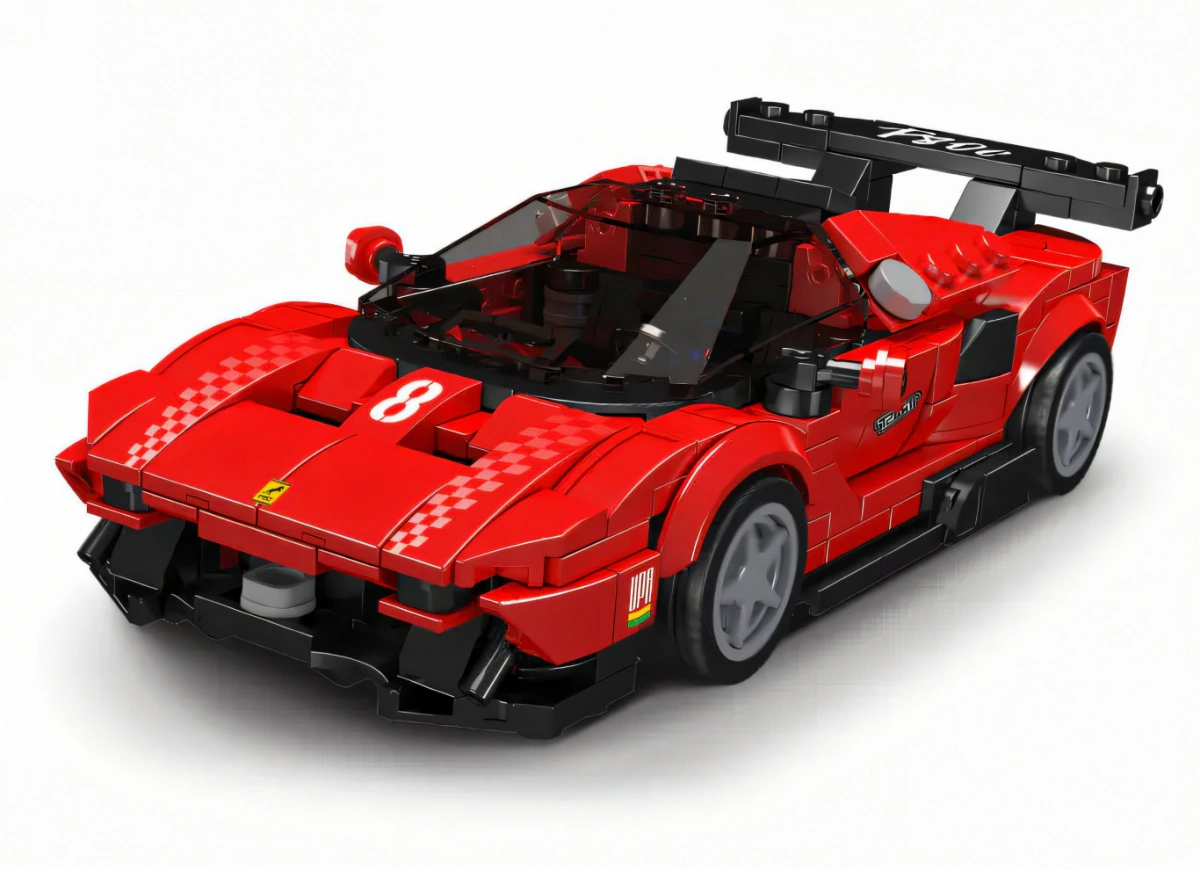 Конструктор Mould King Models 27069. Ferrari P80/C, 449 деталей. Фото 1