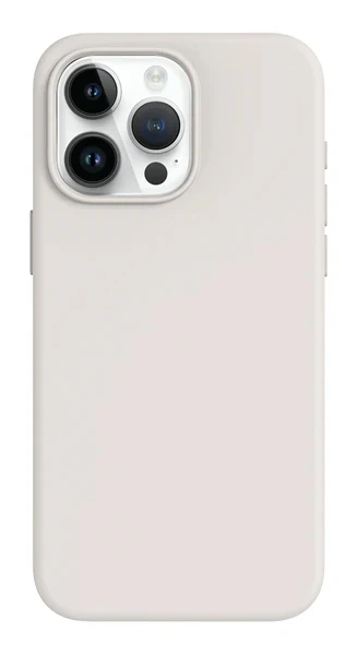Накладка Silicone Case With MagSafe для iPhone 15 Pro, White. Фото 1