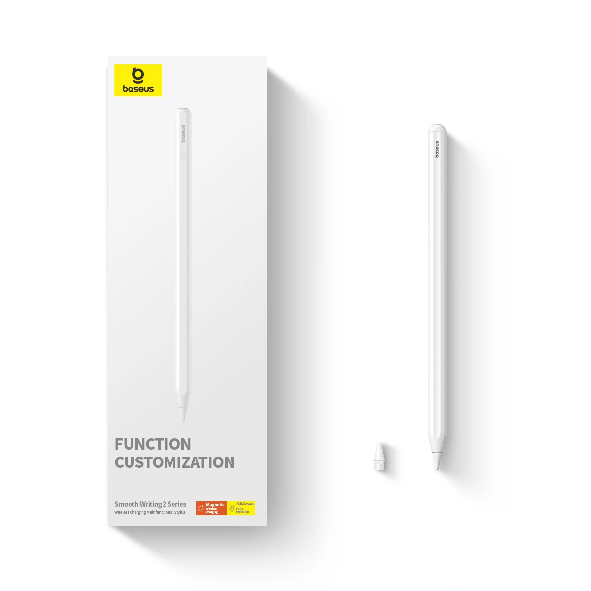 Стилус Baseus Smooth Writing 2 Series Wireless Charging Multifunctional Stylus, Белый (P80015807213-00). Фото 5