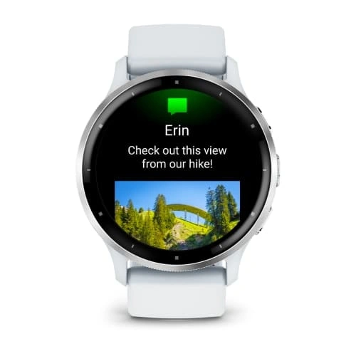 Умные часы Garmin Venu 3 Whitestone with Silver Buckle. Фото 8