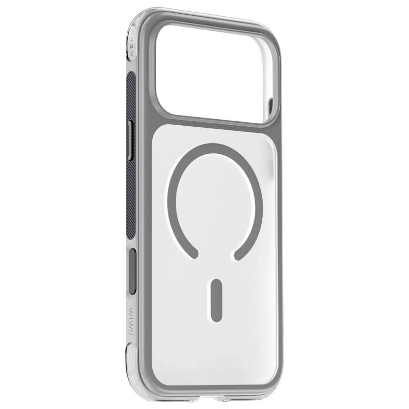 Накладка Wiwu для iPhone 17 Pro AeroShield Pro (MagSafe), Серый (AS-202). Фото 3
