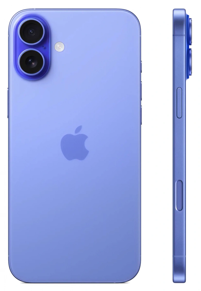 Смартфон Apple iPhone 16 512Гб Ультрамарин (eSIM+SIM) (Без RuStore). Фото 2