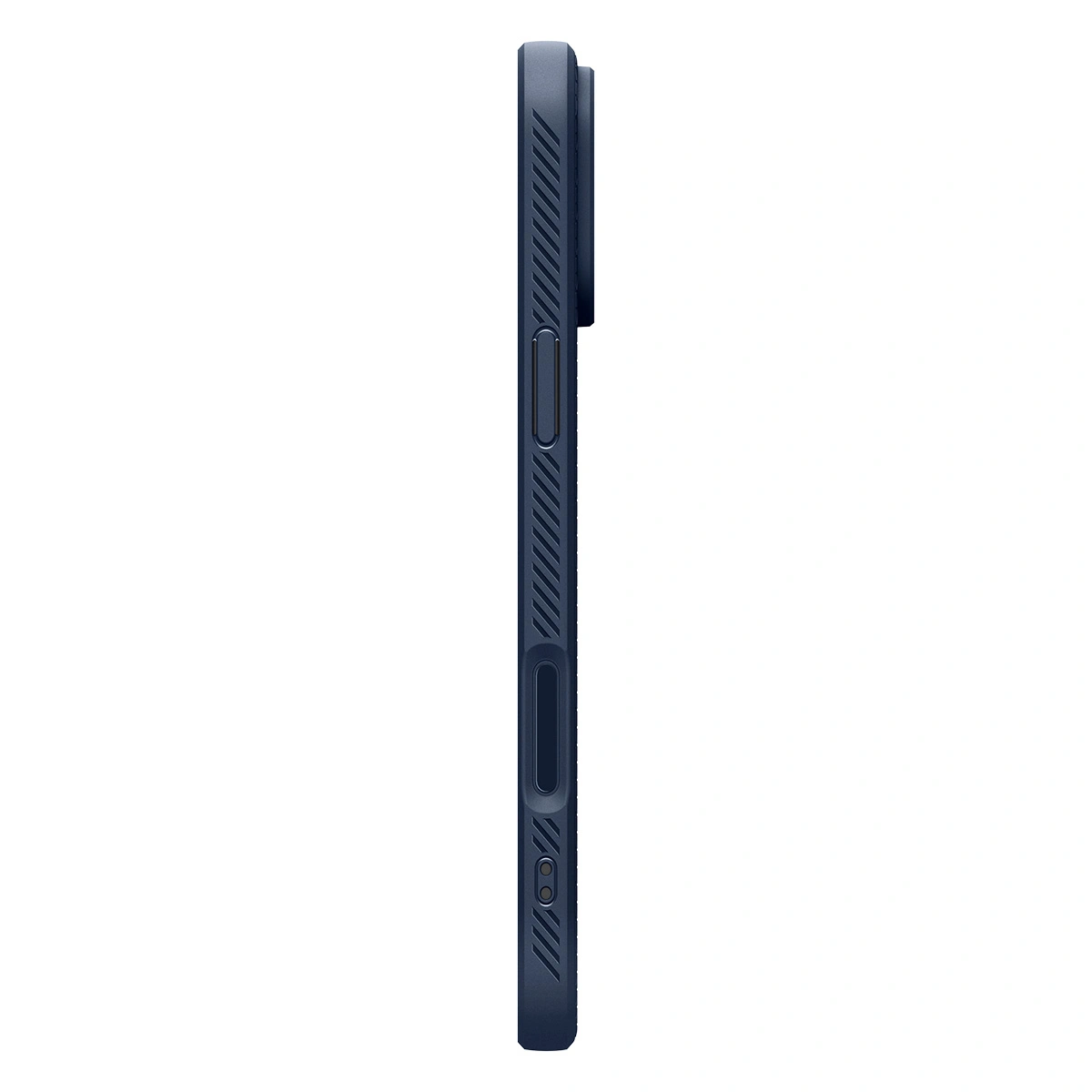 Накладка Spigen Liquid Air для iPhone 17 Pro Max, Тёмно-синяя (ACS10266). Фото 5
