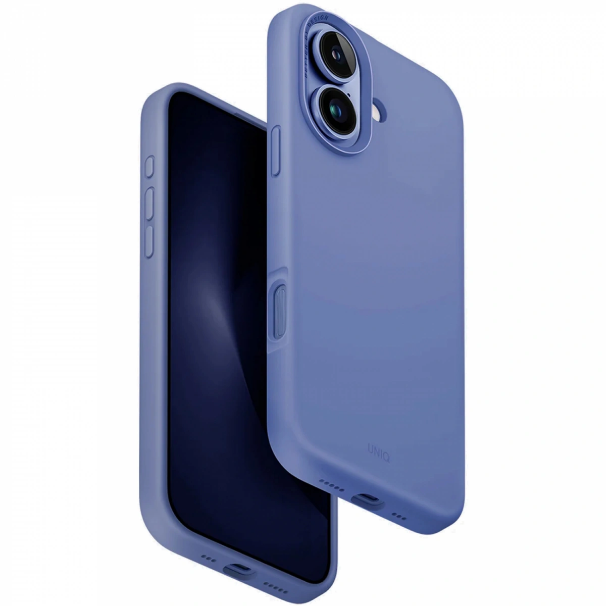 Накладка Uniq для iPhone 16 LINO (MagSafe), Pearl Blue (IP6.1(2024)-LINOHMPBLU). Фото 1