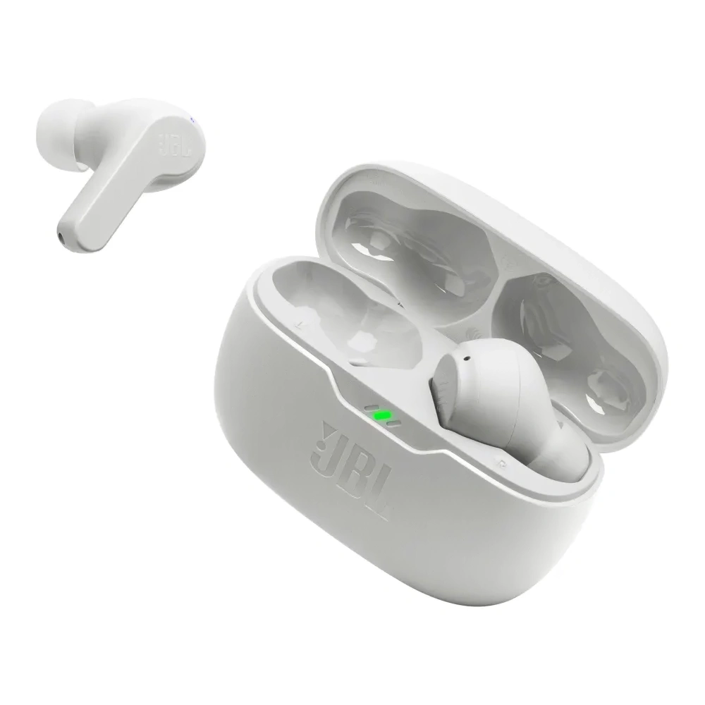Беспроводные наушники JBL Wave Beam, Белые (JBLWBEAMWHT). Фото 4
