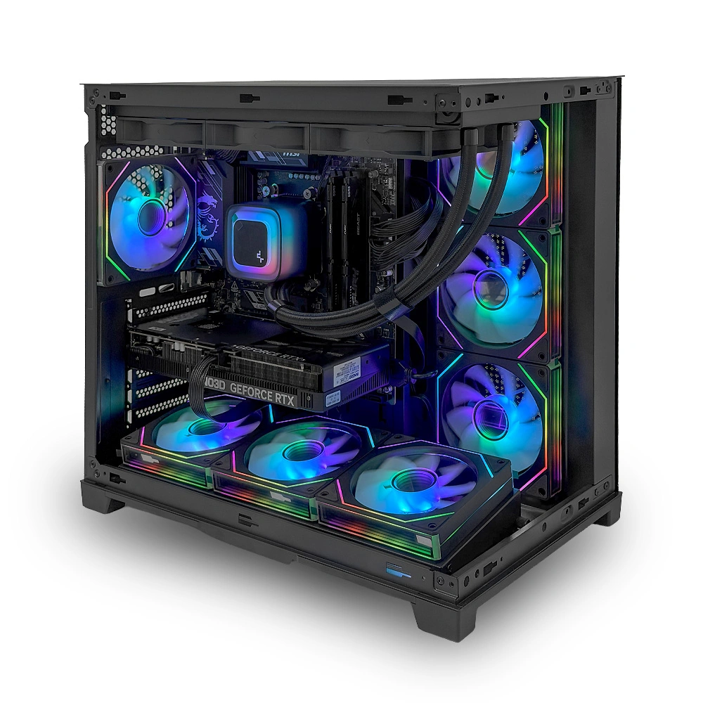 Системный блок CORE X (QW500 Ryzen 5 7500F, 32Gb DDR5, RTX5060 Ti, SSD 1Tb M.2, MSI B850M, 750Вт). Фото 1