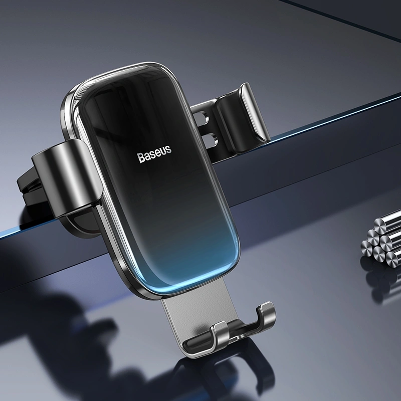 Держатель Baseus Glaze Gravity Car Mount, Black (SUYL-LG01). Фото 6