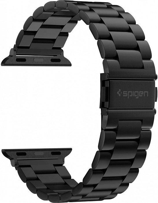 Ремешок Spigen Modern Fit для Apple Watch 44/45/46/49мм, Чёрный (062MP25403). Фото 2