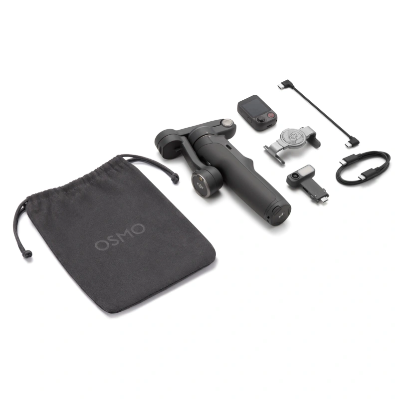 Стабилизатор электрический DJI Osmo Mobile 8P Advanced Tracking Combo, Чёрный. Фото 5