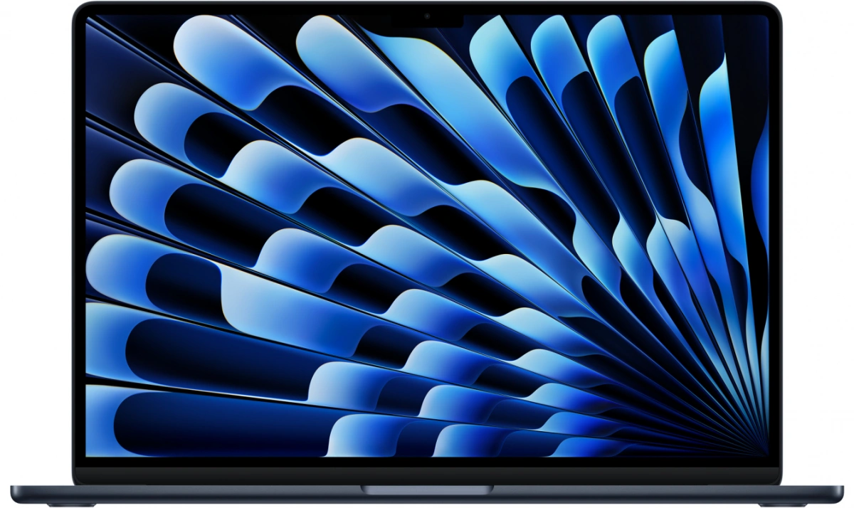 Apple MacBook Air 15" 2025 Тёмная ночь (MW1L3) (M4, 10-ядер CPU/10-ядер GPU, 16 ГБ, 256 ГБ SSD). Фото 1