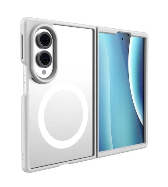 Чехол Uniq Veren (MagSafe) для Samsung Galaxy Z Fold8, Chalk Frost (GZFOLDW-VERNAFMCFST). Фото 1