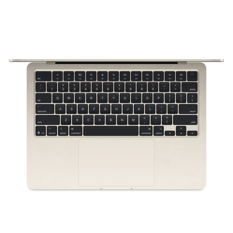 Apple MacBook Air 13" 2025 Сияющая звезда (MC6A4) (M4, 10-ядер CPU/10-ядер GPU, 24 ГБ, 512 ГБ SSD). Фото 2