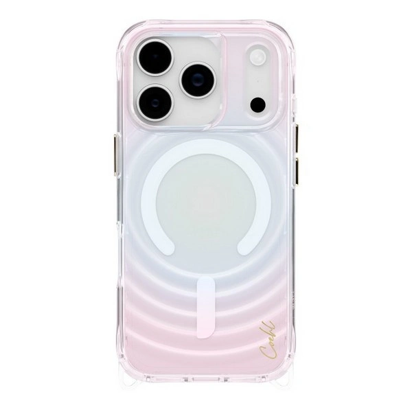 Накладка Uniq COEHL IML Vela Sparkling для iPhone 17 Pro Max MagSafe, Серебряная (IP6.9P(2025)-VELAMIRD). Фото 1