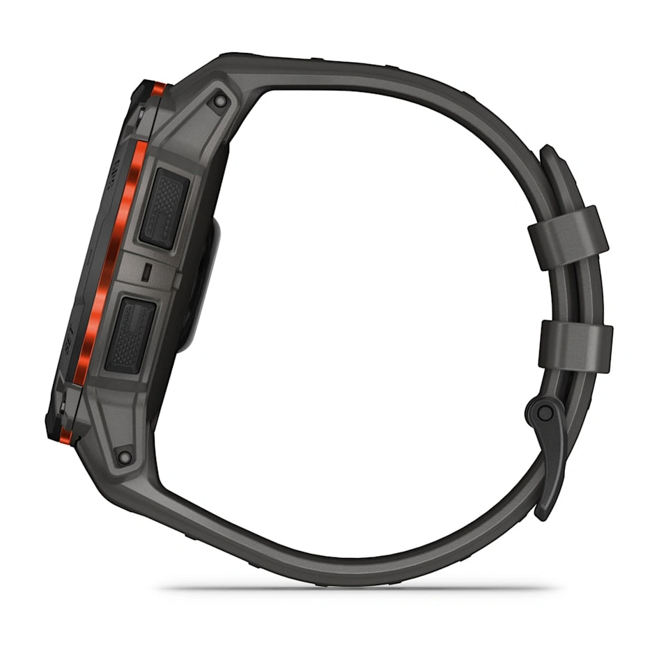 Умные часы Garmin Instinct 3 50mm, Solar, Black with Charcoal Silicone Band (010-02935-00). Фото 6