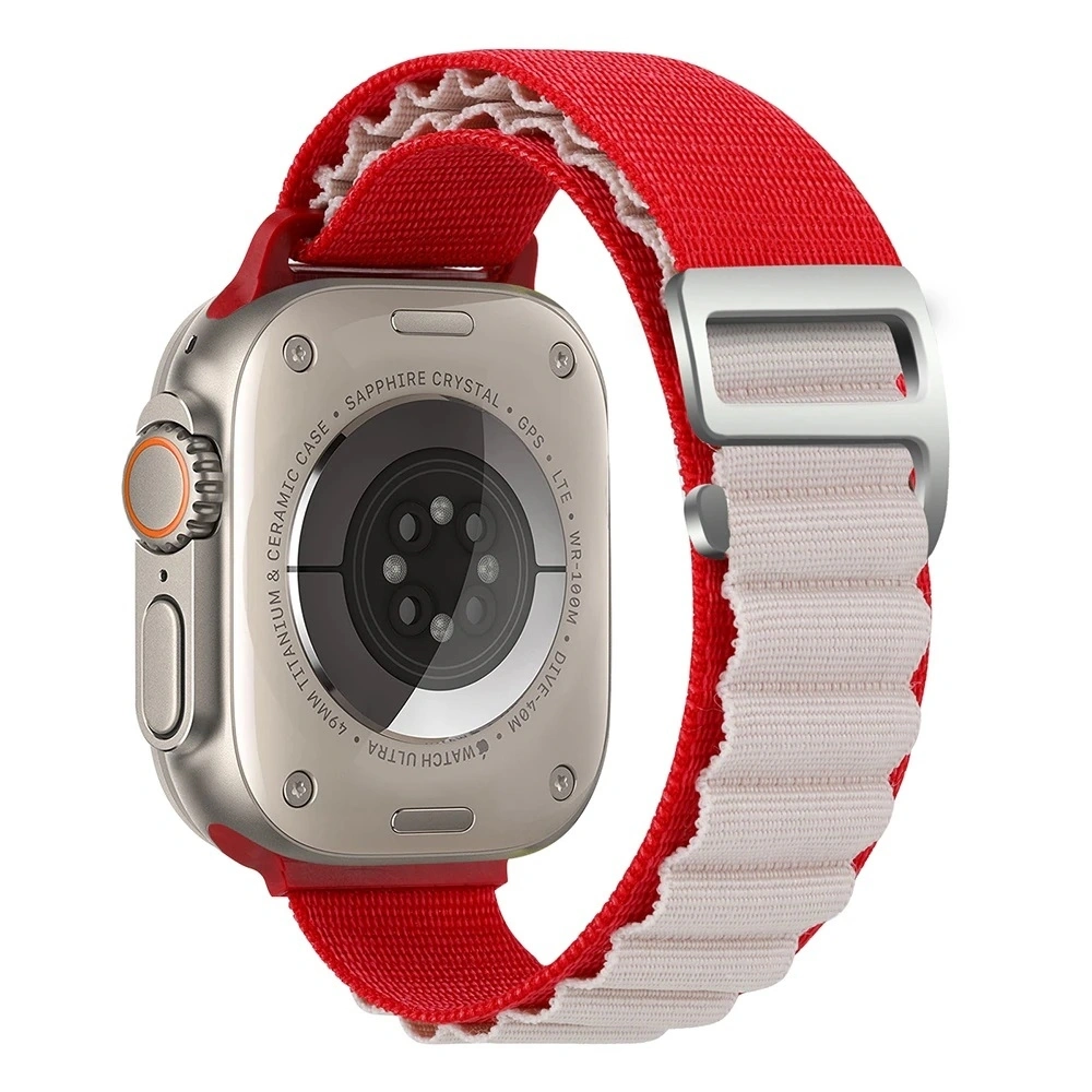 Ремешок Alpine Loop для Apple Watch 38/40/41/42мм, Красный. Фото 1