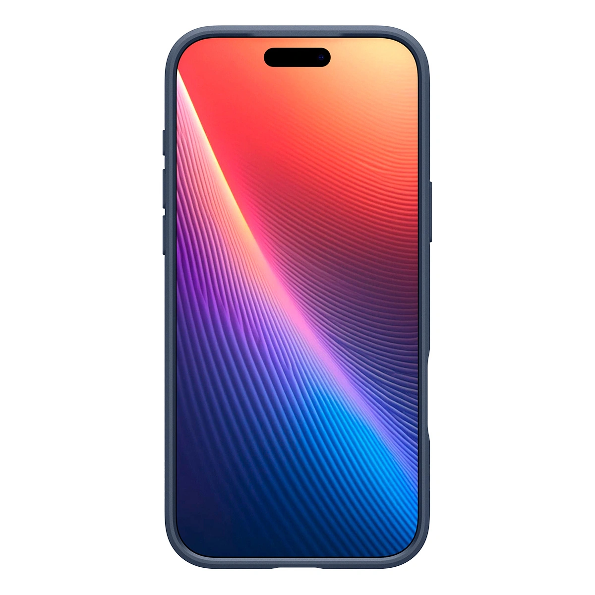 Накладка Spigen Liquid Air для iPhone 17 Pro Max, Тёмно-синяя (ACS10266). Фото 4