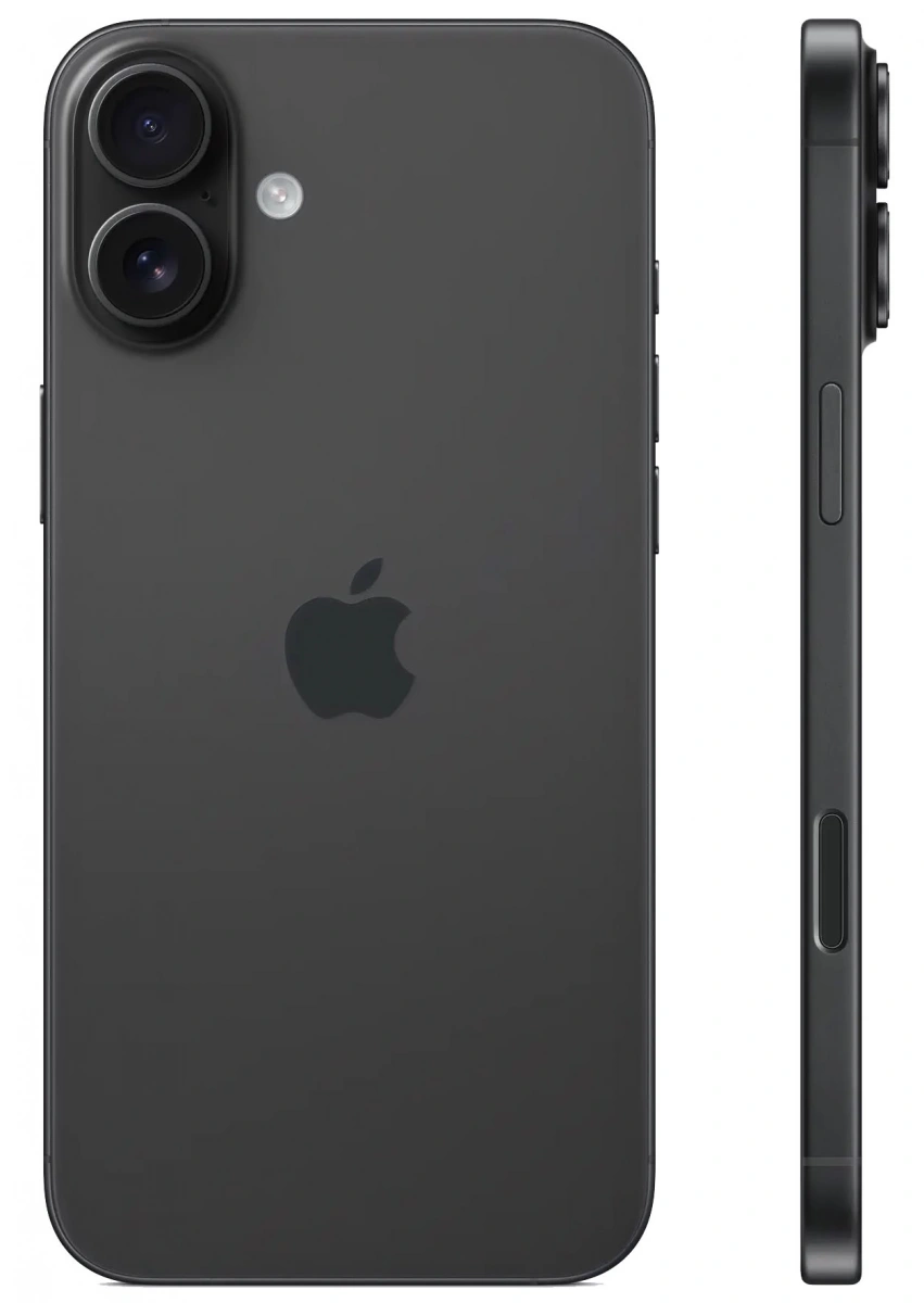 Смартфон Apple iPhone 16 128Гб Чёрный (eSIM+SIM) (Без RuStore). Фото 2