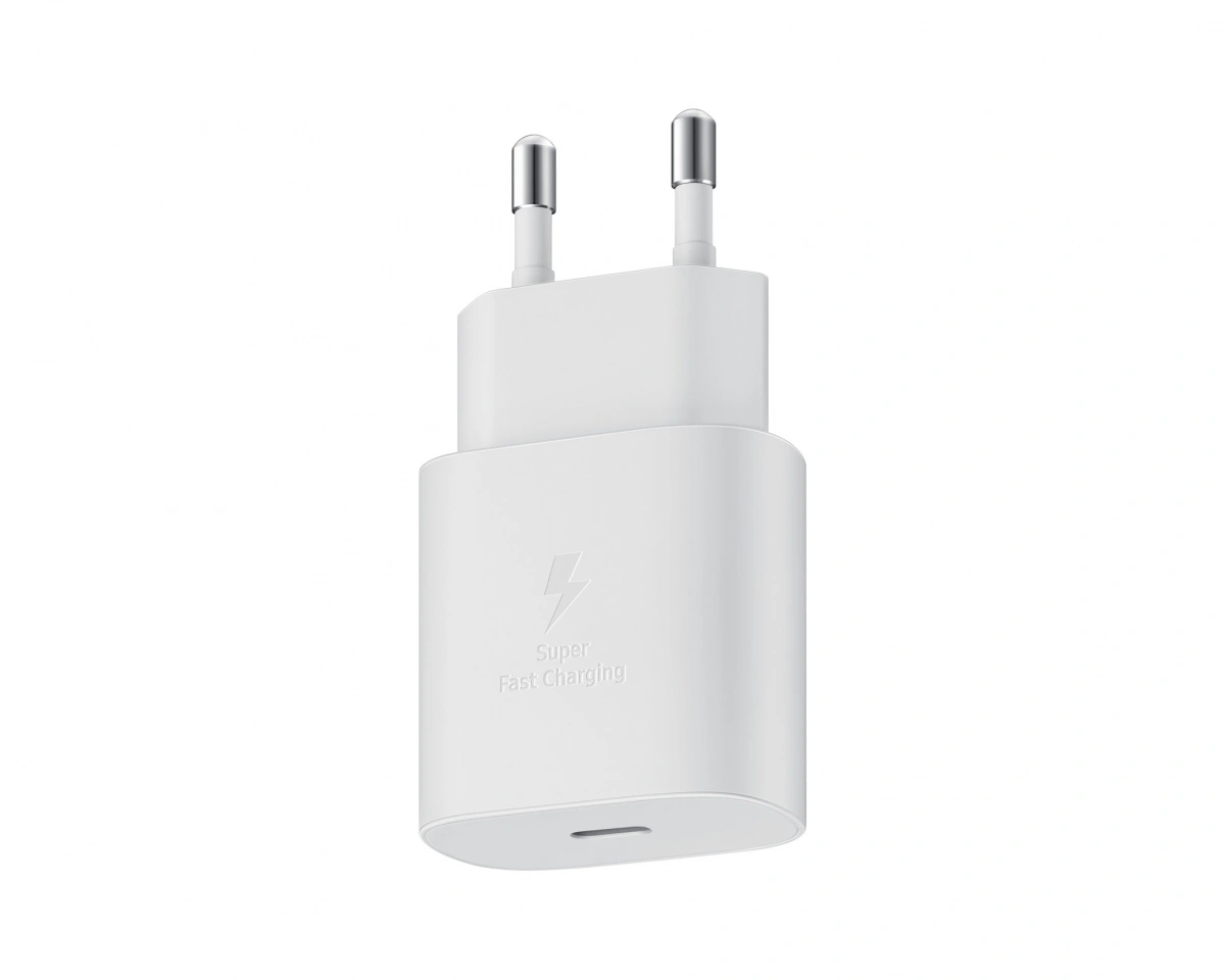 Сетевое зарядное устройство Samsung USB-C 25W, EP-TA800, Белый (EP-TA800NWEG). Фото 4