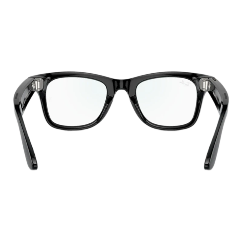 Умные очки Ray Ban Wayfarer RW4006 Глянцевый чёрный/Прозрачный150-50mm (601/SB50). Фото 5