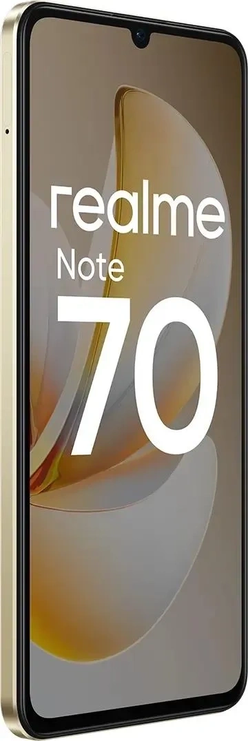 Смартфон Realme Note 70 6/128Гб Золотой. Фото 3