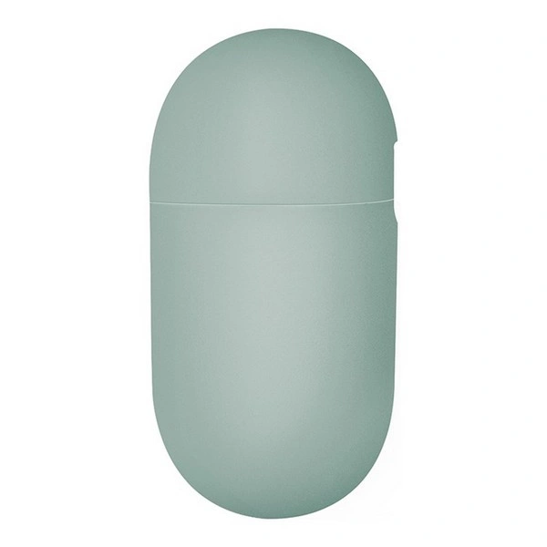 Чехол Uniq для наушников AirPods 4 LINO Liquid silicone, Iceplant Green (AIRPODS(2024)-LINOIGRN). Фото 3