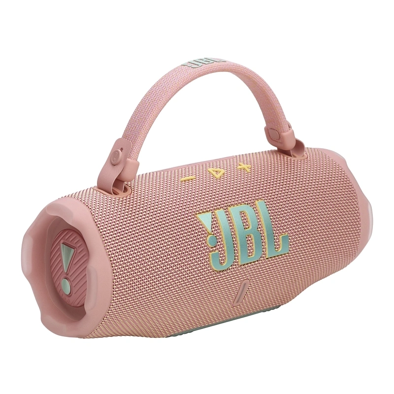 Беспроводная акустика JBL Charge 6, Розовая. Фото 4