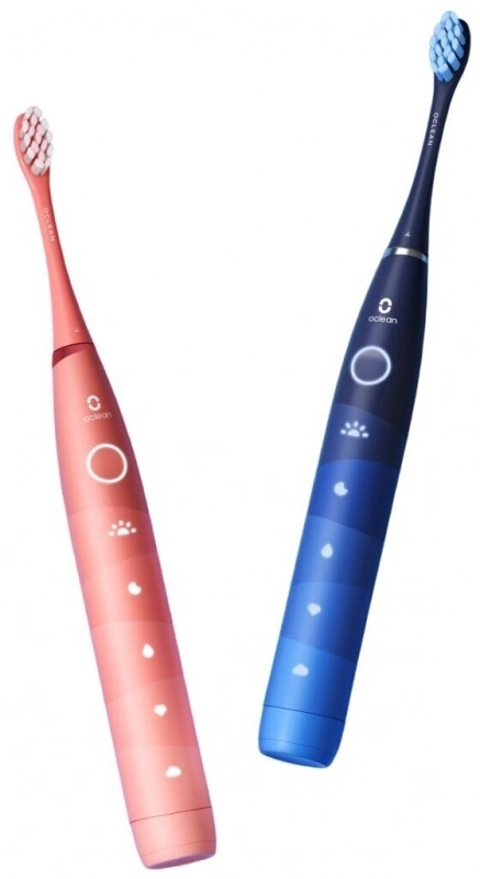 Набор электрических зубных щеток Oclean Find Duo Set, Blue/Red. Фото 2