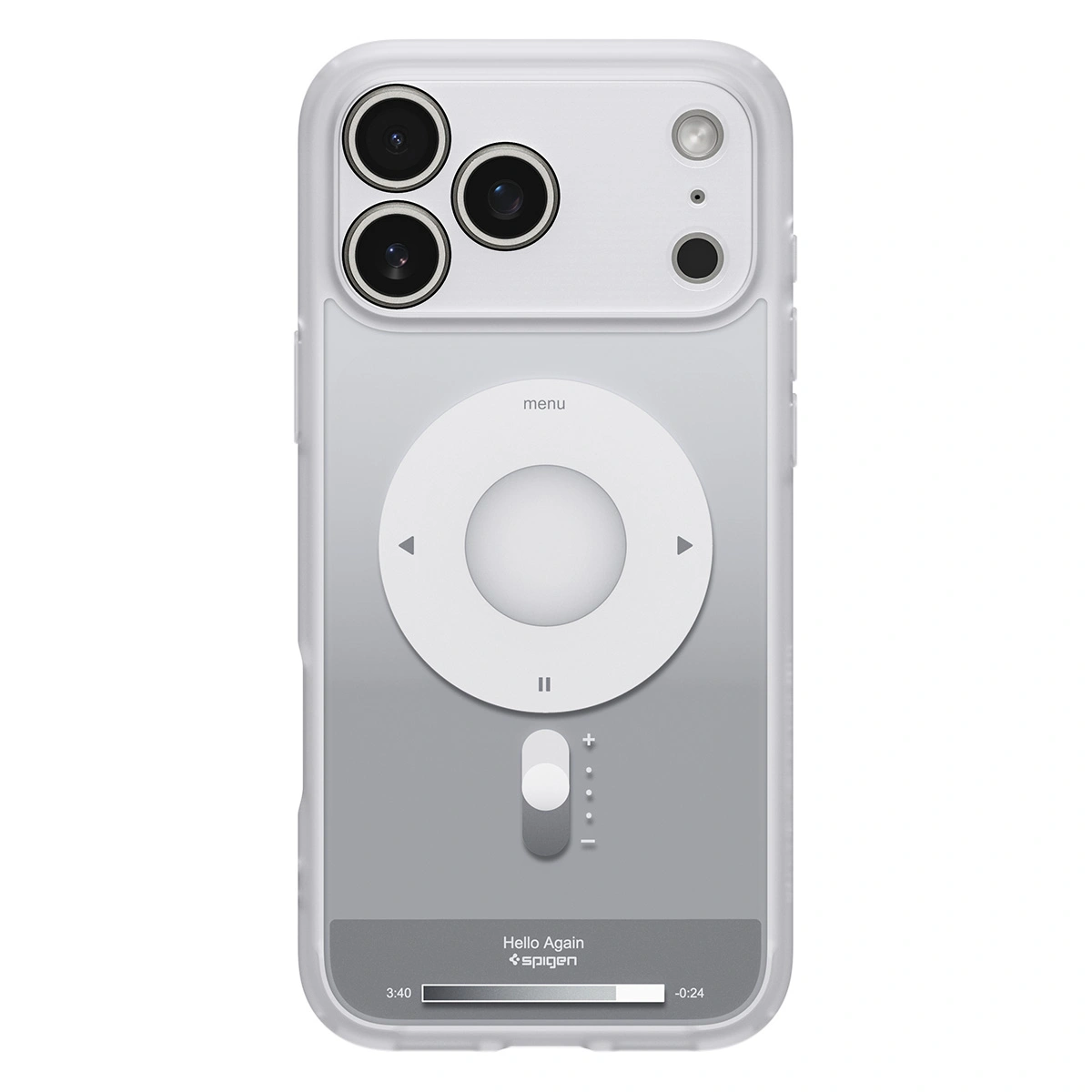 Накладка Spigen Ultra Hybrid (MagSafe) для iPhone 17 Pro, Серебристая (ACS10355). Фото 2