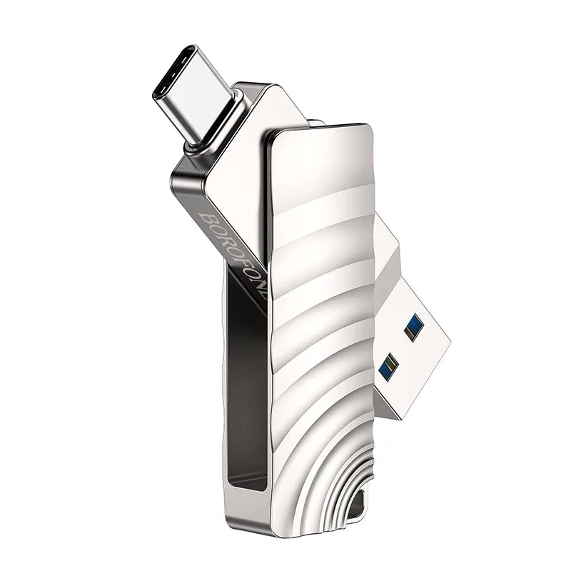 Накопитель Borofone BUD3 USB 3.0 + USB-C 64Gb. Фото 1