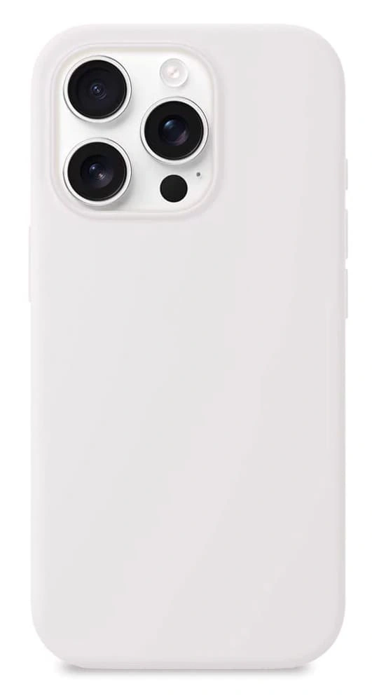 Накладка Silicone Case для iPhone 16 Pro, Белая. Фото 1