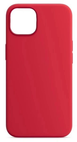 Накладка Silicone Case для iPhone 14, Красная. Фото 1