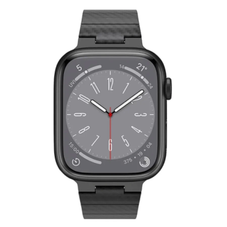 Ремешок Wiwu для Apple Watch 38/40/41/42мм Carbon Fiber Pattern Magnetic, Black (Wi-WB009). Фото 3