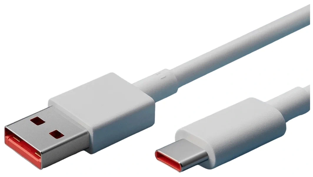 Кабель XiaoMi 6A USB to Type-C Fast Charging 2м, Белый (BHR9161CN). Фото 2
