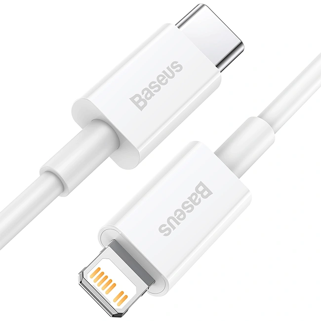 Кабель Baseus Superior Series Fast Charging Data Cable Type-C to iP PD 20Вт 1.5м, Белый (CATLYS-B02). Фото 2