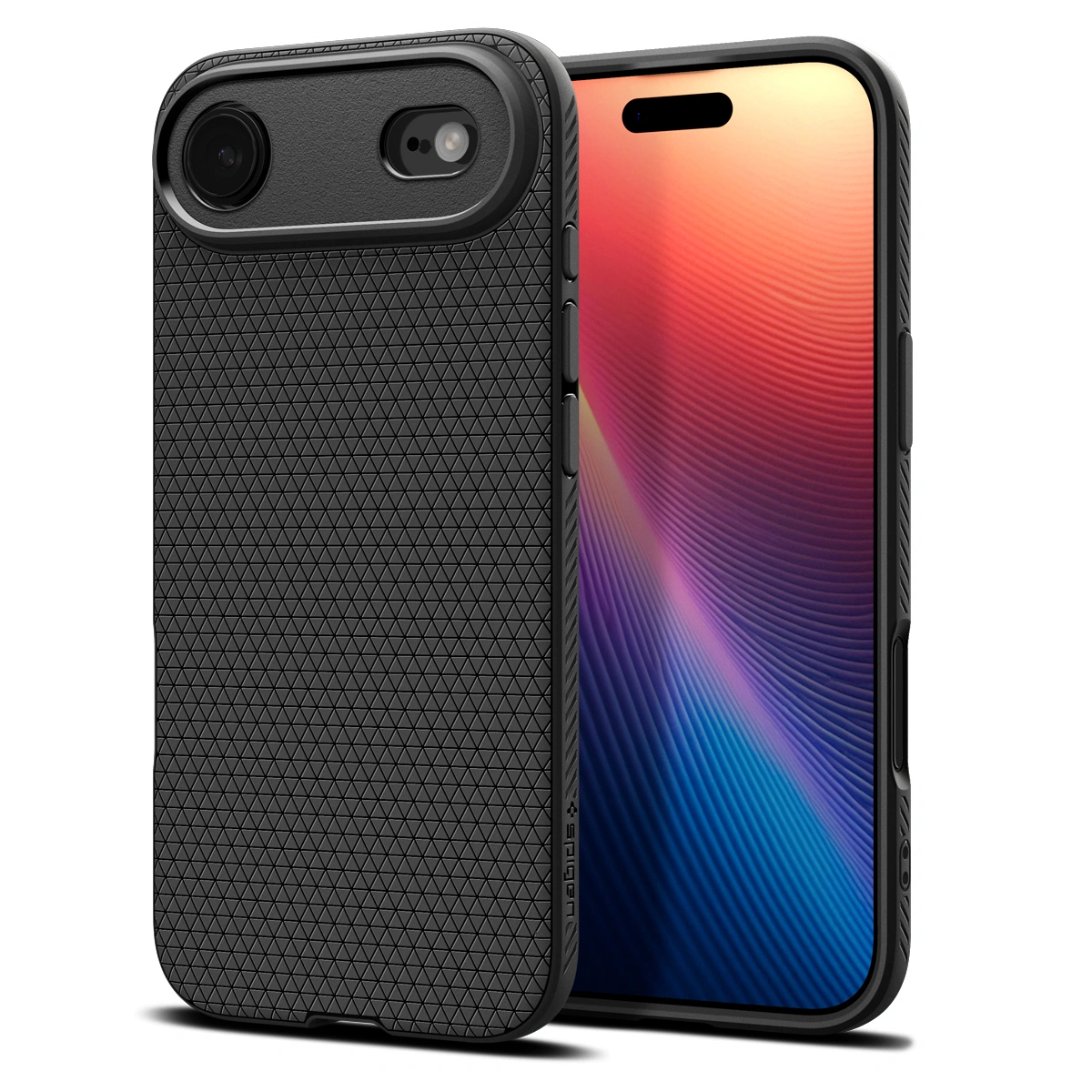 Накладка Spigen Liquid Air для iPhone Air, Матовый чёрный (ACS10302). Фото 1