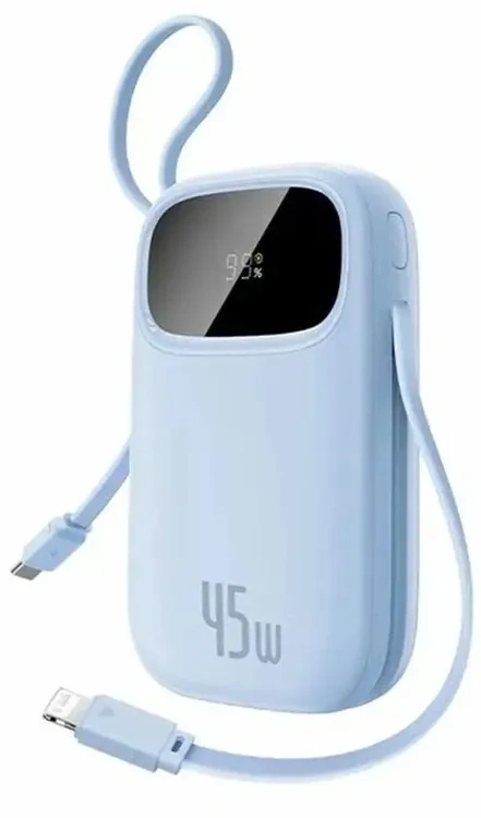 Внешний аккумулятор Baseus EnerFill FC31 10000mAh Qpow 3 45W, Голубой (E0028C03). Фото 1