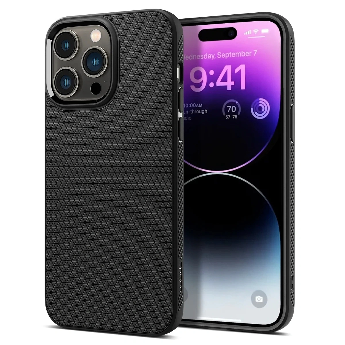 Накладка Spigen Liquid Air для iPhone 14 Pro Max, Black (ACS04813). Фото 1