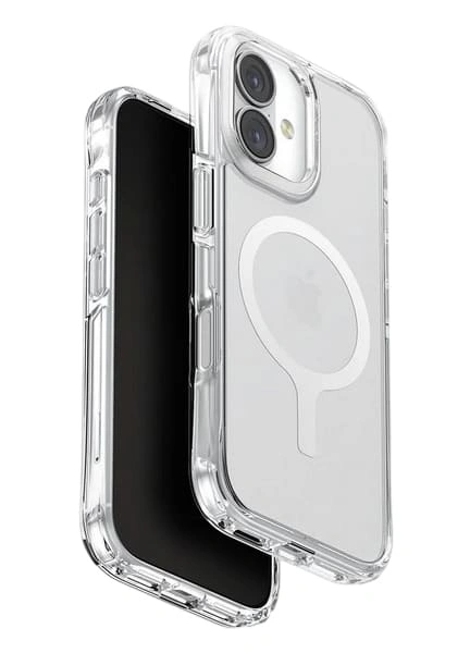 Накладка Uniq LifePro Xtreme (AF) MagSafe для iPhone 17, Frost Clear/White (IP6.3(2025)-LXAFMFCLRW). Фото 1