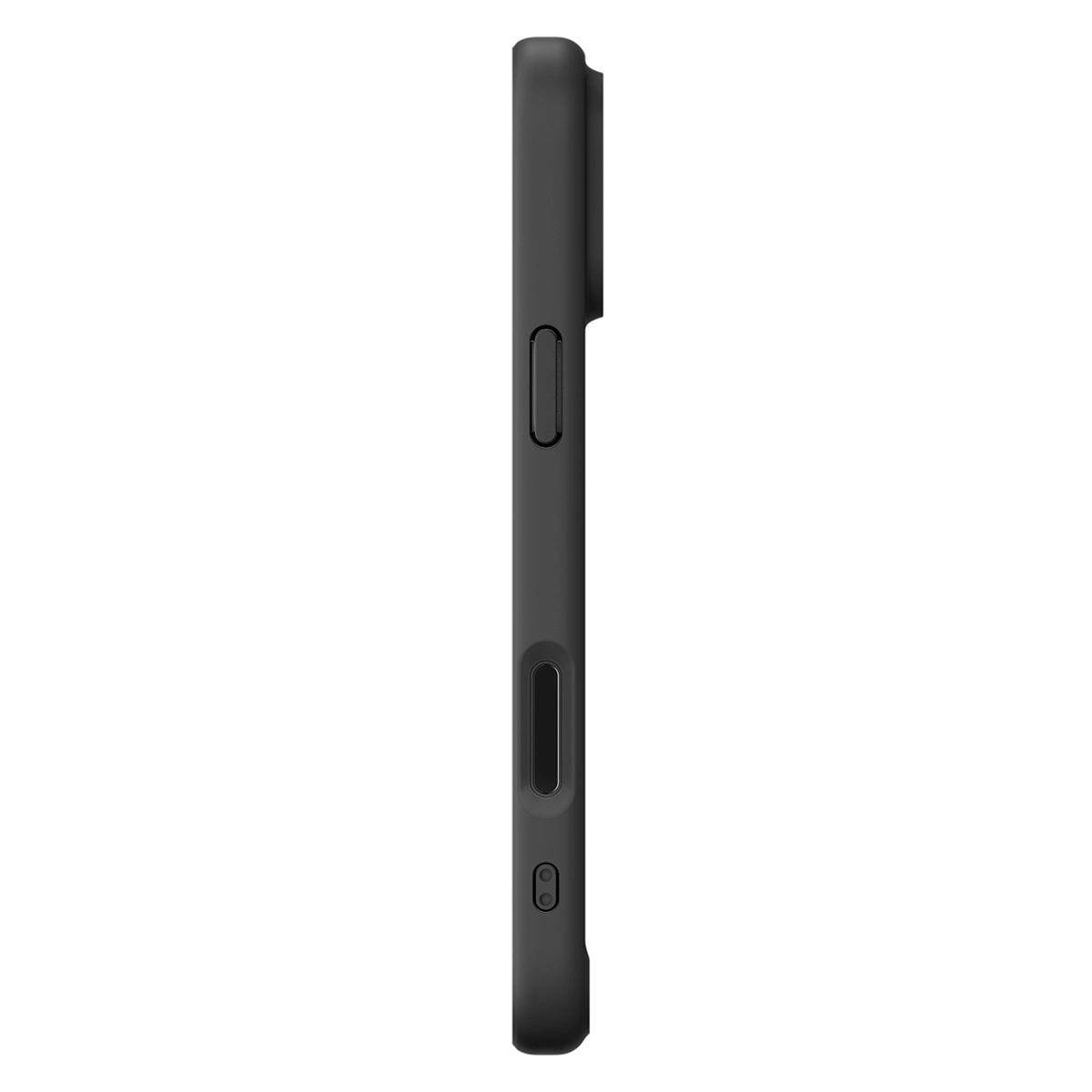 Накладка Spigen Ultra Hybrid (MagSafe) для iPhone 17 Pro, Чёрная матовая (ACS10349). Фото 4