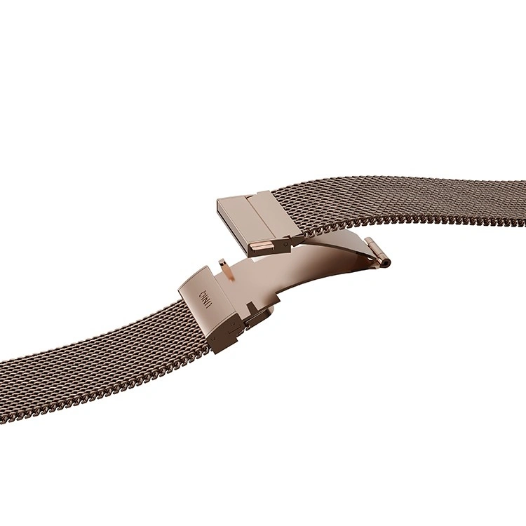 Ремешок Uniq для Apple Watch 44/45/46/49мм Dante PRO Strap Mesh Steel, Metallic Rose (49MM-DANPMRSE). Фото 2