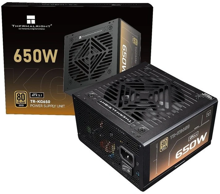 Блок питания Thermalright TR-KG650, 650W, 80+ Gold, ATX3.1, Чёрный. Фото 5