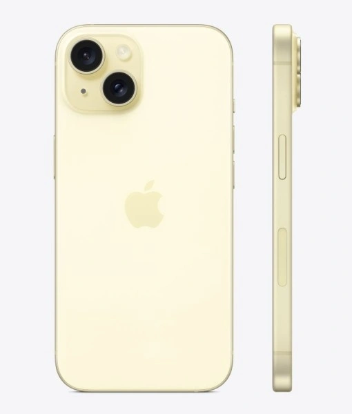 Смартфон Apple iPhone 15 256Гб Жёлтый (eSIM+SIM) (Без RuStore). Фото 2