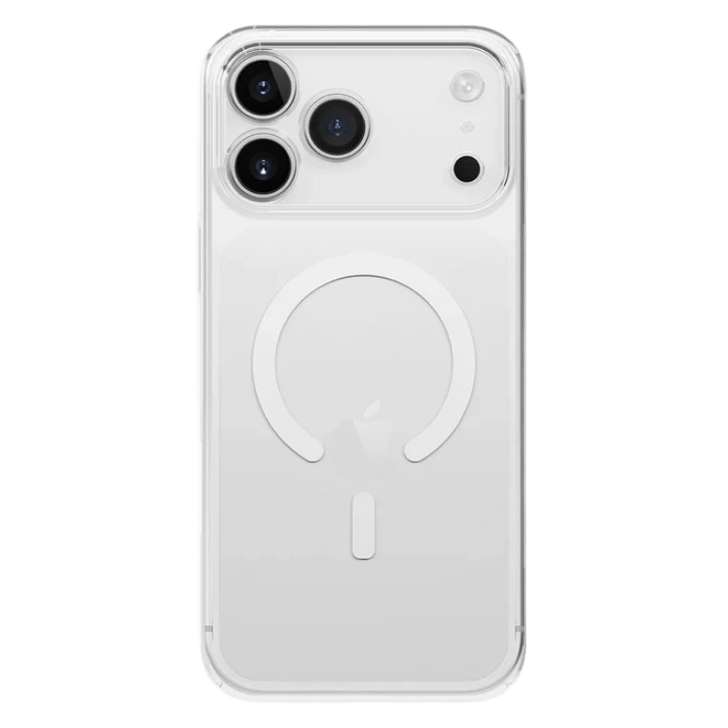 Накладка Uniq AirSuit MagSafe для iPhone 17 Pro, Прозрачно-белая (IP6.3P(2025)-ASMGCLRW). Фото 2