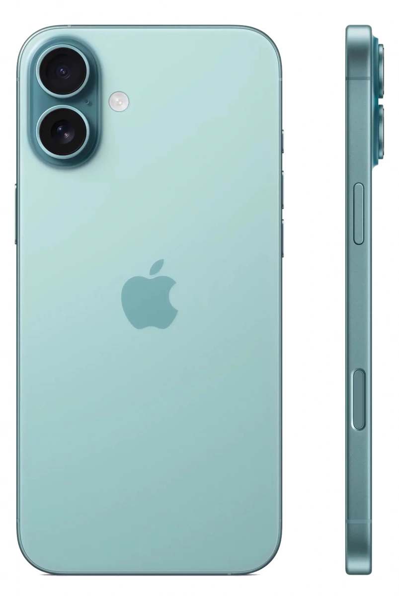 Смартфон Apple iPhone 16 128Гб Бирюзовый (eSIM+SIM) (Без RuStore). Фото 2