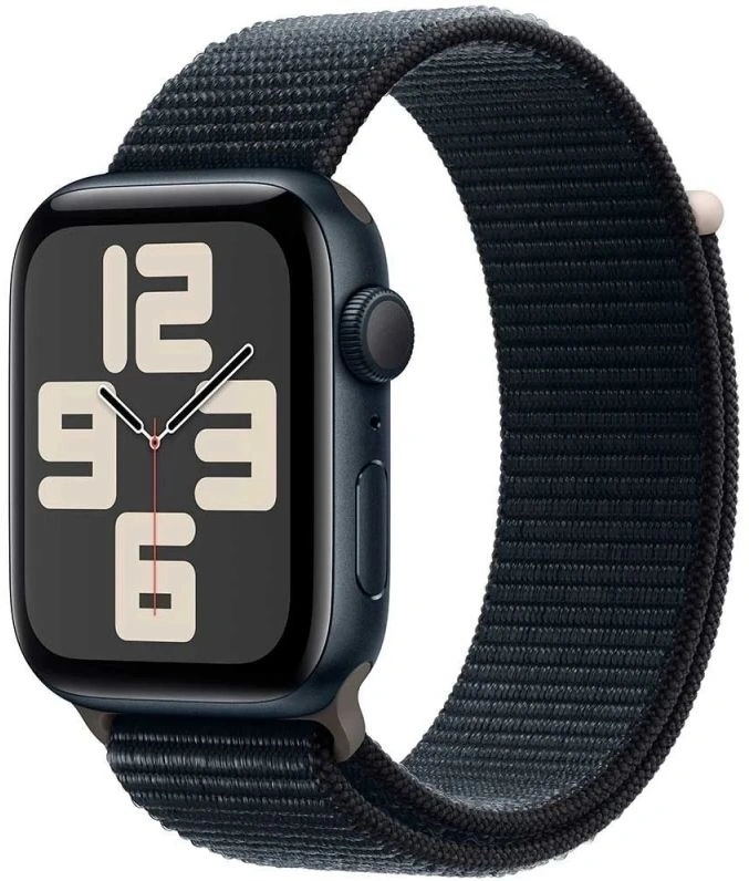 Apple Watch SE 2022, 44 мм, алюминий цвета "тёмная ночь" (Уцененный товар). Фото 1