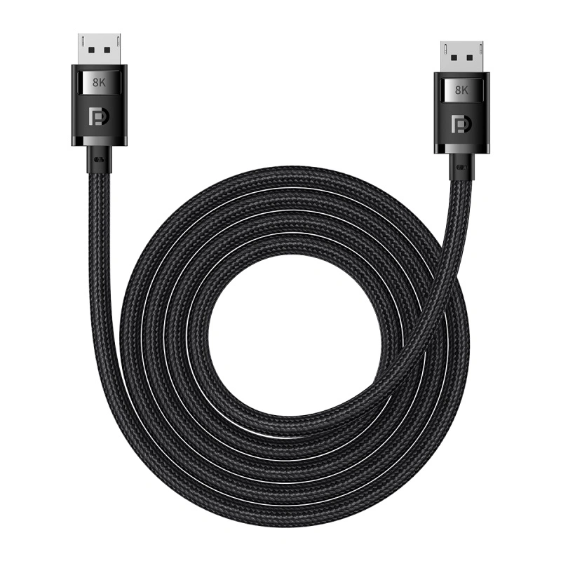 Кабель Baseus High Definition Series DisplayPort to DisplayPort 8K 3m, Black (B00633706111-03). Фото 1