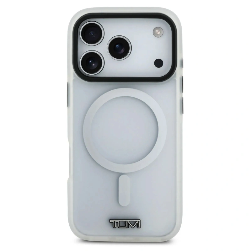 Накладка Tumi для iPhone 17 Pro Max ShockProof Froste (MagSafe), Белый (TUHMP17XHMP1TC). Фото 3